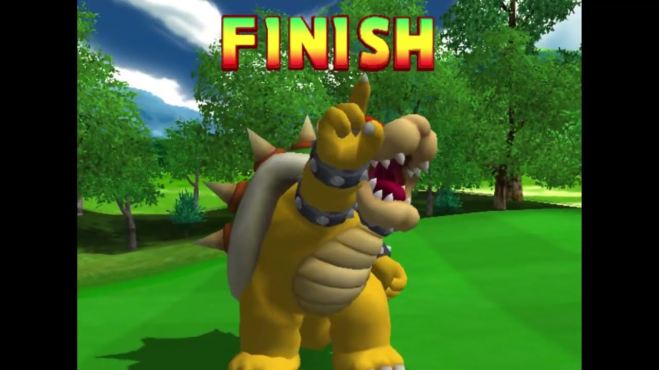 Mario Golf Toadstool Tour: Lakitu Valley Speed Golf (07:56:98) Star Bowser
