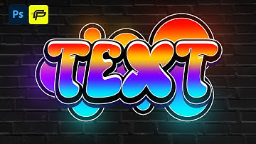 How to make Graffiti Text Effect in Photoshop For Beginners! | Easy Text Style Tutorial on Photoshop