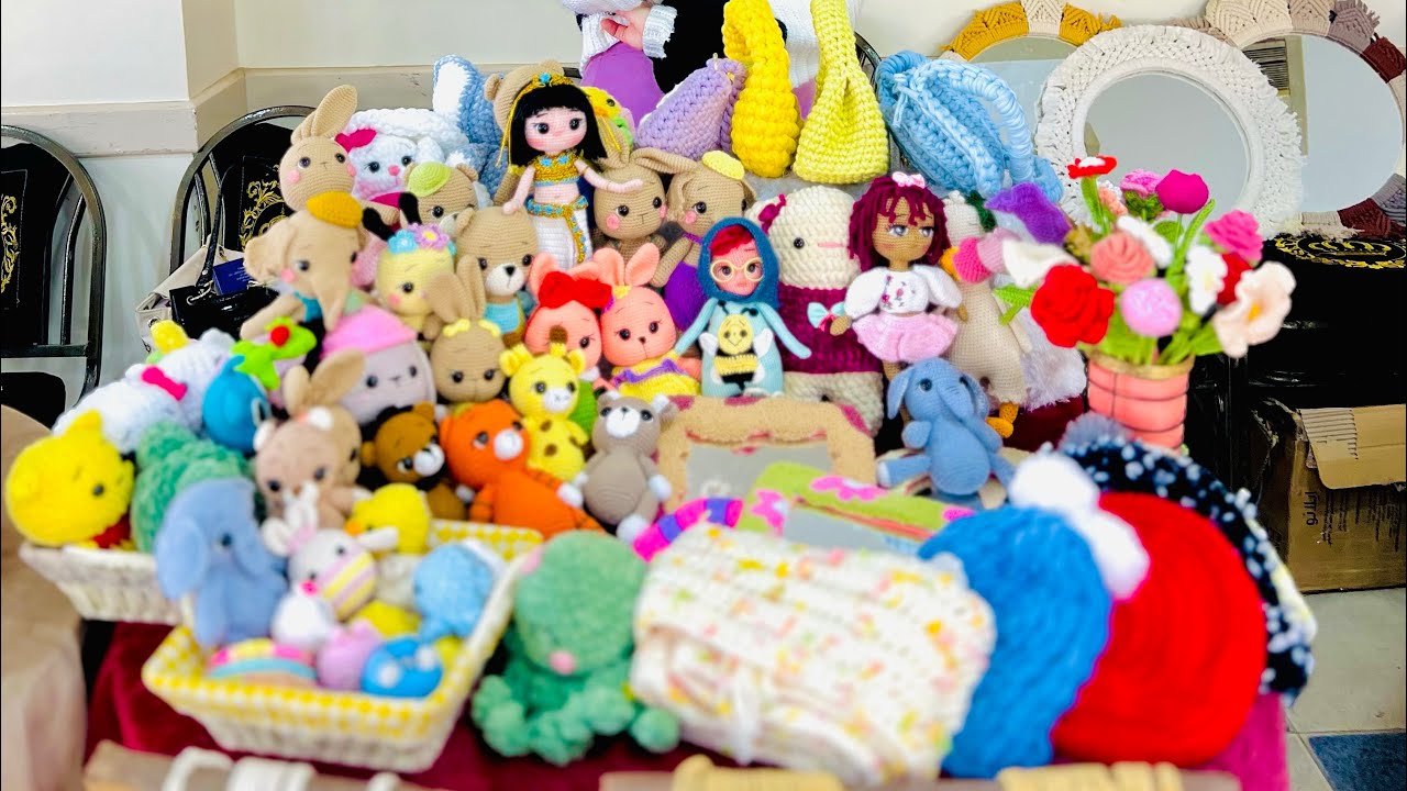 وحشتوووني جدا 😍، رجعتلكم بعد غياب ، مشاركتي ف اول بازار ليا ، شغل جديد 🤭