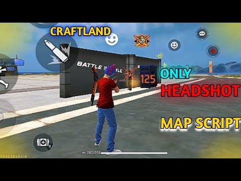 ⭐ Craftland ONLY HEADSHOT Map Script | Free Fire Only Headshot Script TUTORIAL