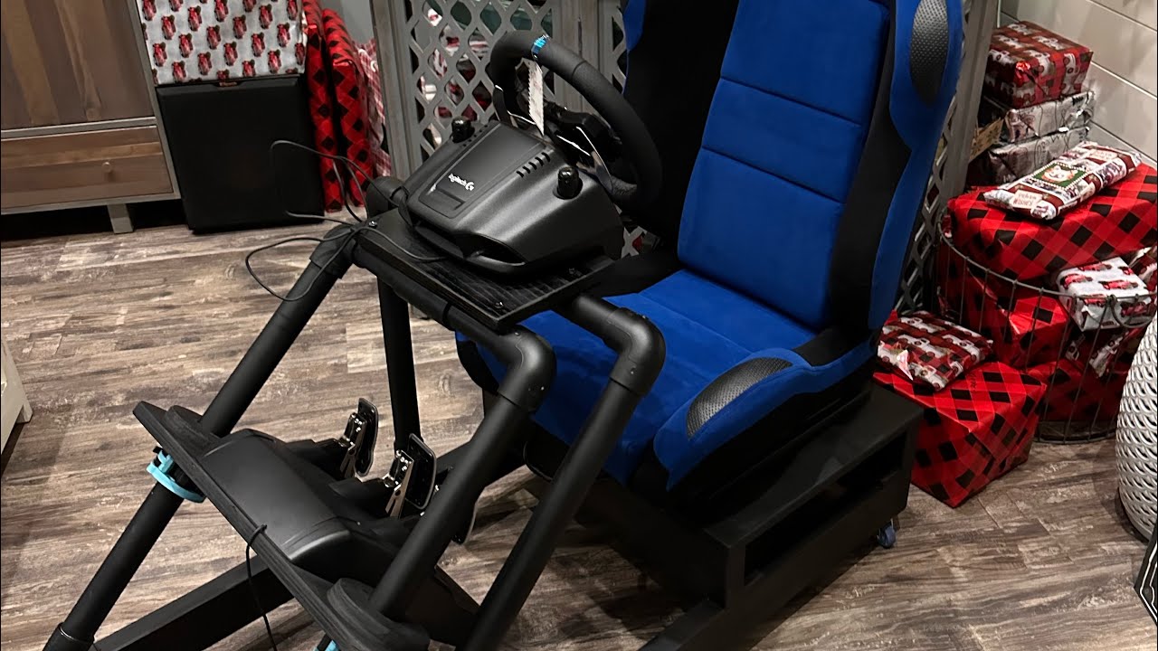Custom built adjustable race simulator! Ps5 /Logitech Kid sized racer ...