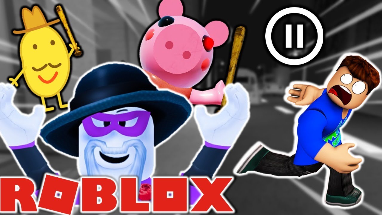 Roblox Piggy And Break In Pause Challenges Live Plus Robux Giveaways Youtube - the mega oof squad roblox
