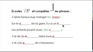 Module 7 : Dictée son ai
