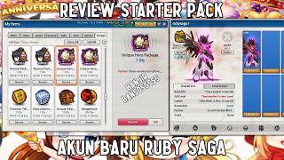 BANJIR BANSOS! - Review Starter Pack untuk akun baru di Ruby Saga