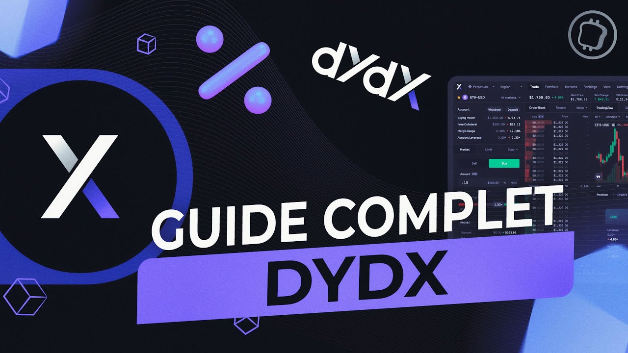 TUTO DYDX 2022 : Trader et épargner sur le 1er DEX crypto