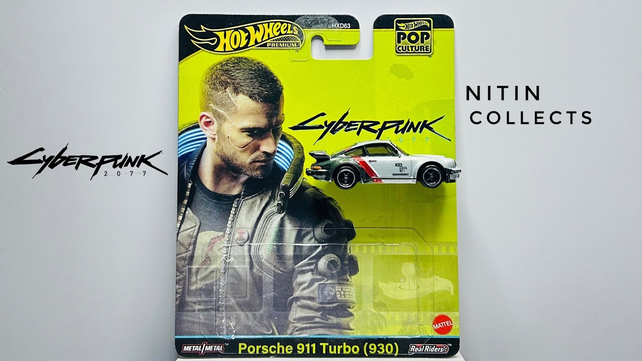 Hotwheels Premium Cyberpunk Porsche 911 Turbo (930) Unboxing! 