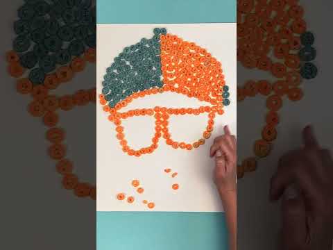 Blippi aus Lebensmitteln machen! Wie cool! 😋 #blippi #food #snacks #artsandcrafts