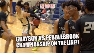 Grayson vs Pebblebrook NEEDS OVERTIME IN CHAMPIONSHIP GAME!! | FULL GAME HIGHLIGHTS