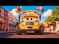 "🎈 Wheels on the Colorful Balloon Bus Go 'Round &amp; Round! | Sing-Along Adventure for Kids!"