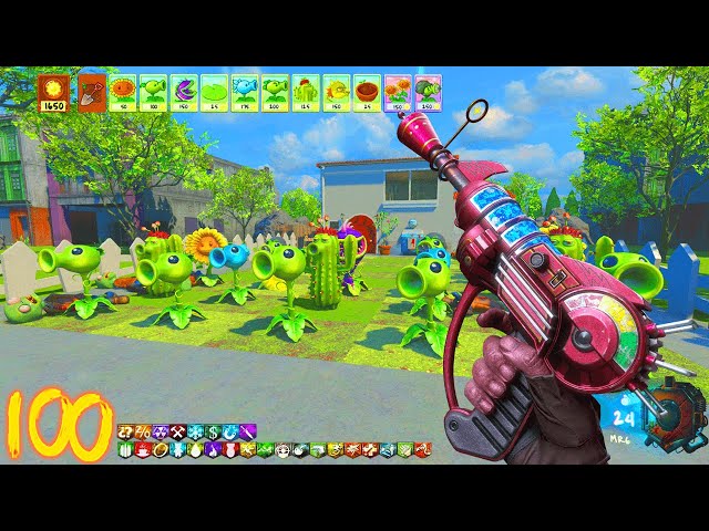 If Plants VS Zombies was in Call of Duty 