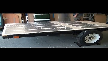 Building the Teardrop Trailer Camper Trailer Floor, Insulating, and Undercoating DIY video #3