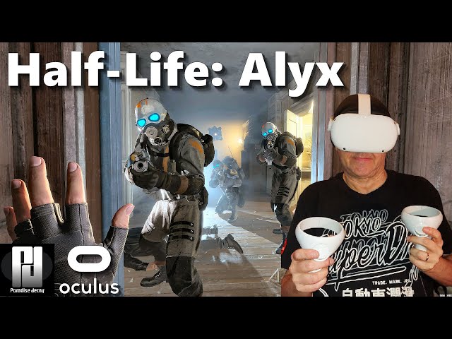 Playing Half Life Alyx on mt Quest 2 via VD. Im still blown away