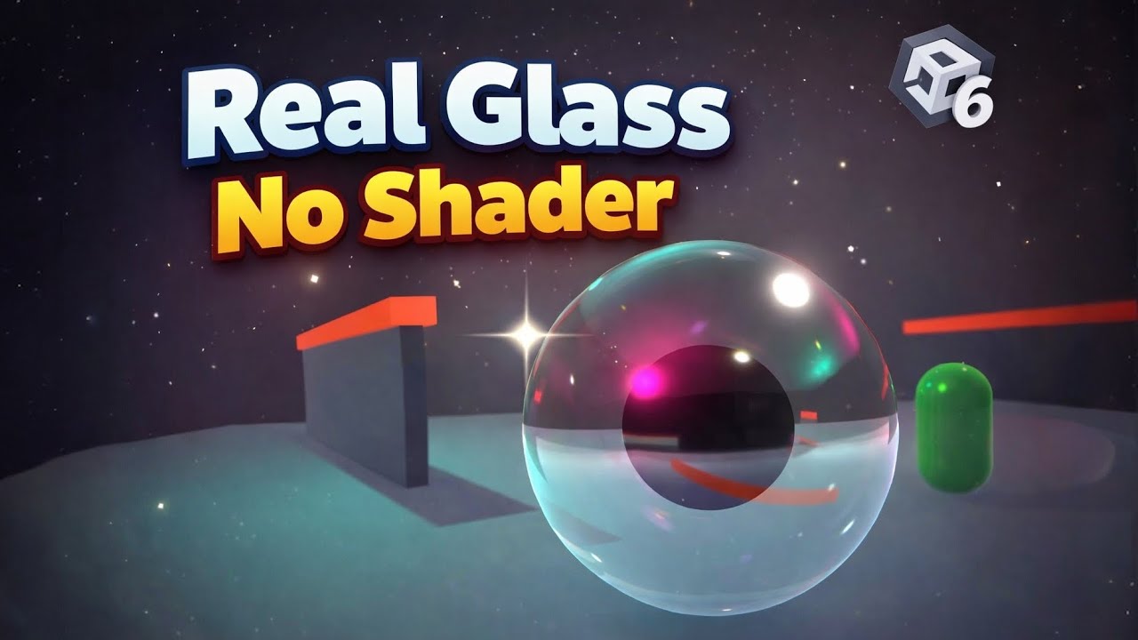 Unity Glass Material Tutorial | Reflections WITHOUT Shaders - YouTube