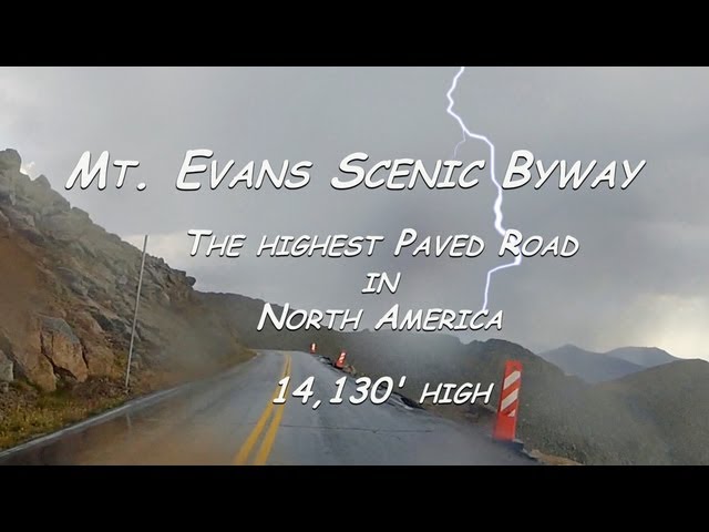 Highest Paved Road In North America Mt Evans Scenic Byway Colorado Motorcycle Trip Youtube