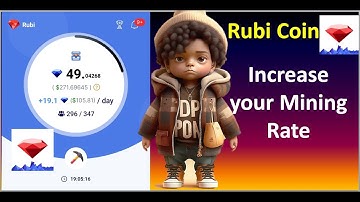 Rubi Coin Mining App Increase Your Mining Rate Crypto Mining Update