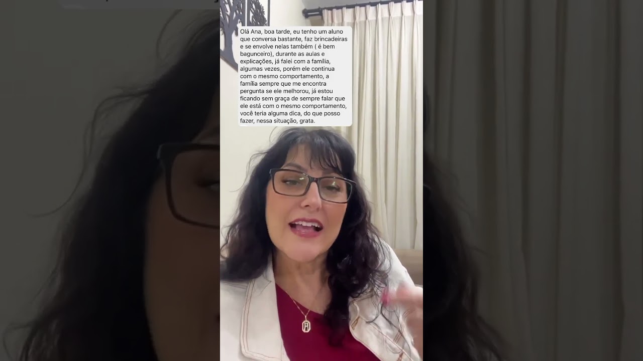 Aluno indisciplinado!