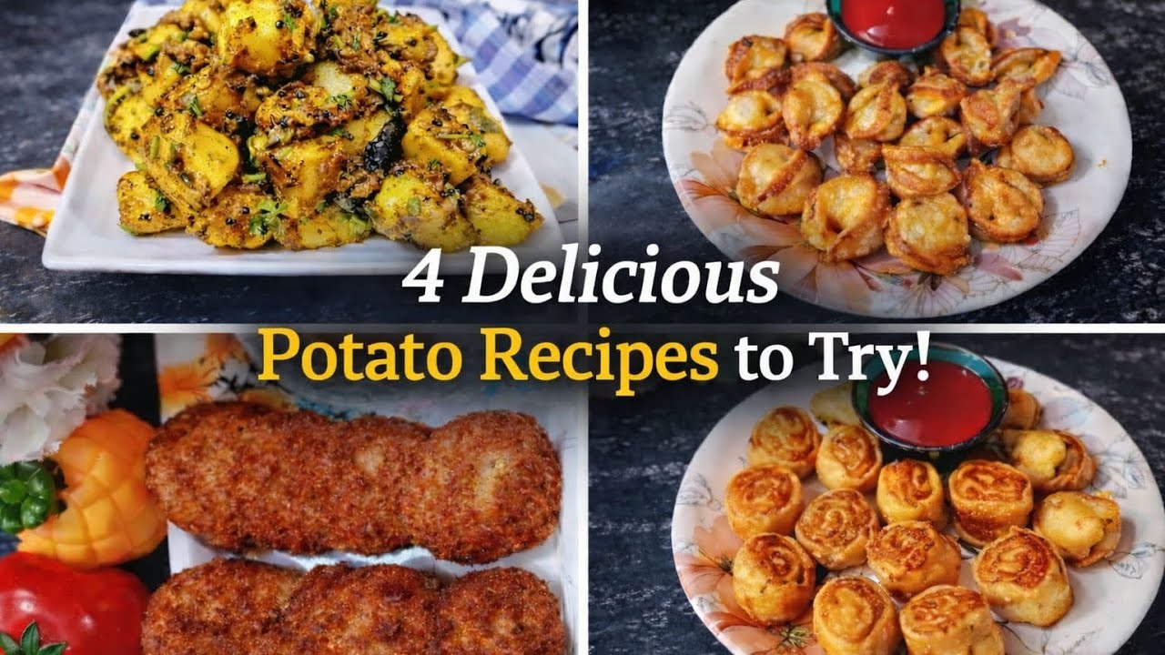 4 Delicious Ramzan Special Potato Recipes l 4 स्वादिष्ट आलू की रेसिपी l Aloo recipes l 