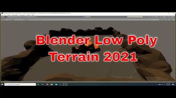 Blender Low Poly Terrain Tutorial 2021