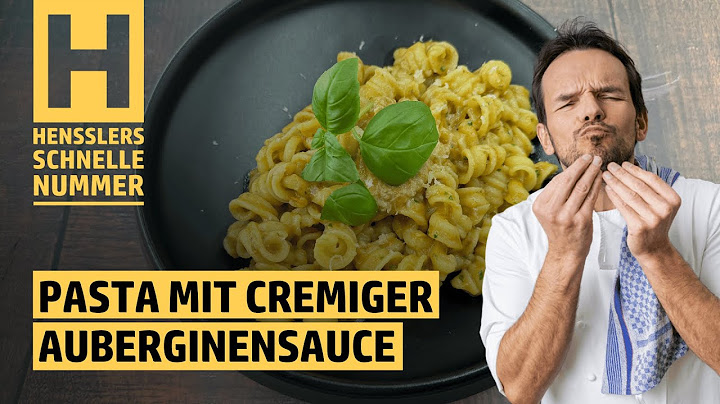 Quick pasta with creamy eggplant sauce Recipe by Steffen Henssler