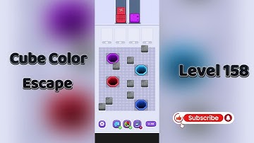 🧩 Cube Color Escape Level 158 Walkthrough | Step-by-Step Guide 🎮 | Go Answer