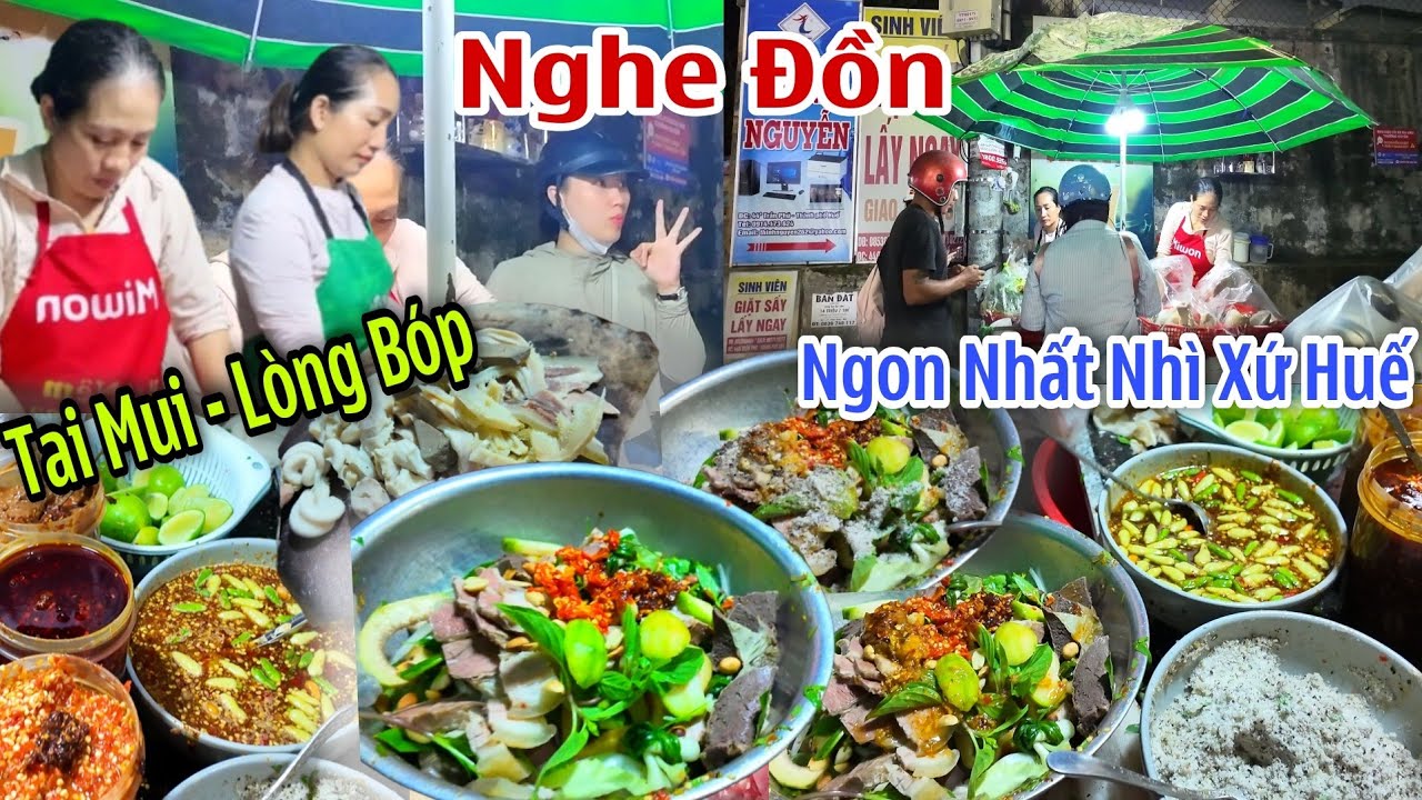 Nghe Đồn Đây Là Quán Tai Mui Lòng Bóp Ngon Nhất Nhì Xứ Huế - Khuyến Cáo Dân Nhậu Không Nên Xem