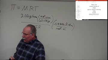 Osmotic Pressure Calculation