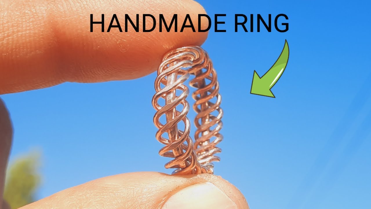 Handmade Copper Ring | 6-Wire Coil Ring Using 18 Gauge Wire # ...
