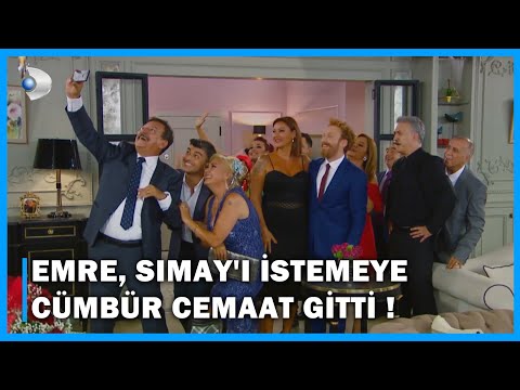 Emre, Simay'ı İstemeye Cümbür Cemaat Gitti! - Çocuklar Duymasın 49.Bölüm