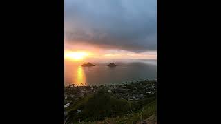 2026 06 19 Lanikai Pillboxes PT Sunrise timelapse ends with rain!