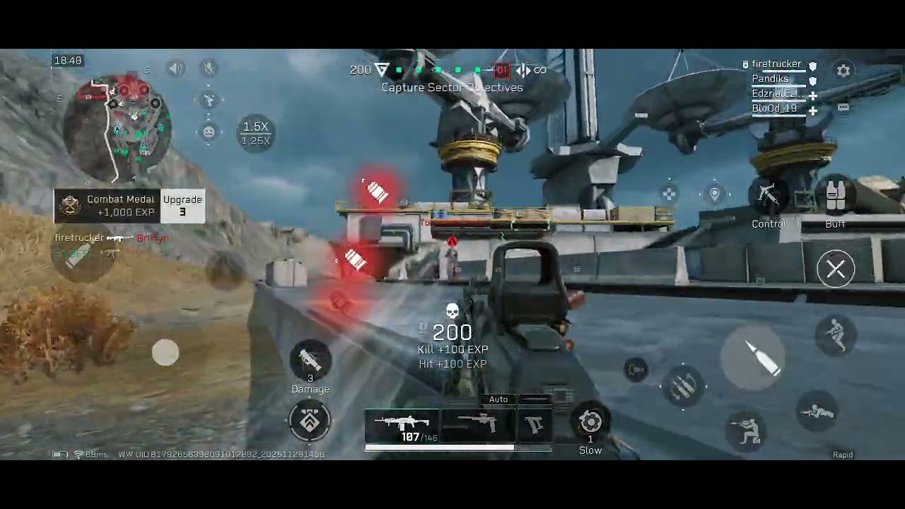 deployed a nuke in Delta force Mobile awesome😍😍😍😎😎😎🙂🙂🙂🙂😡