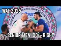 【WAF世界アームレスリング選手権大会 2025】シニア男子 -100㎏級 ライト/World Championships 2025 Senior Men 100㎏ Right Arm