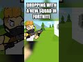 Dropping with a new squad in Fortnite! #fortnite #shorts #funny