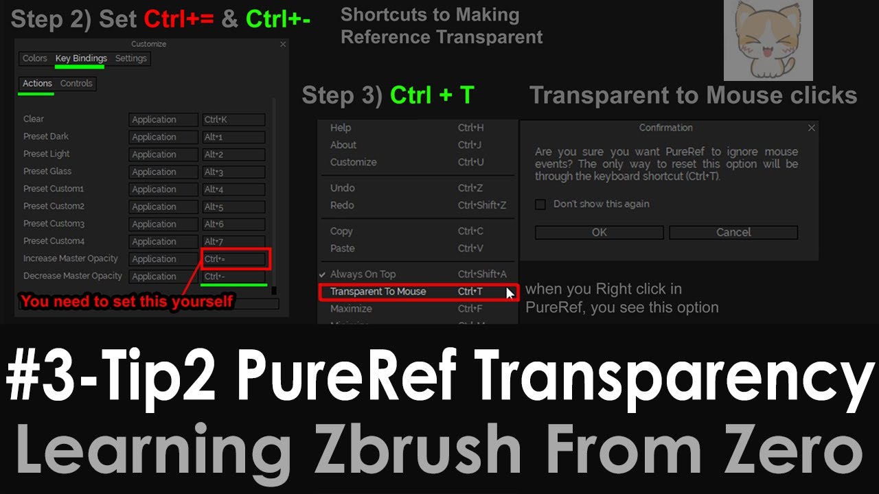 zbrush add pureref window