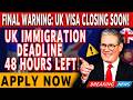 FINAL WARNING: UK Immigration Window Closing FAST – March 2026 Deadline!