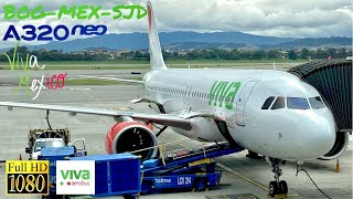 |TRIP REPORT| VivaAerobus A-320neo | Bogotá - Ciudad de México - Los Cabos |HD|