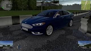 Fast Driving Ford Fusionmondeo.