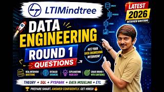 🚀 LTIMindtree Data Engineer Interview Questions 2026 | Technical Round 1 Questions & Answers