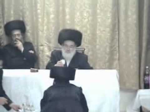 R' Mendel Hager of Visnitz -Purim Tish 5766