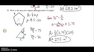 Geometry 10.5: Trigonometry and Area