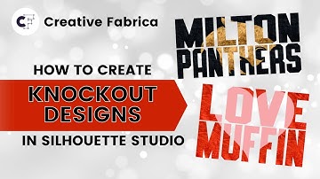 How to Create a Knockout Design in Silhouette Studio | Easy Layering & Text Effects Tutorial! ✨