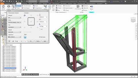 Autodesk Nastran In-CAD: Frame Generator idealisation