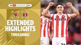 THRASHING! | Stoke City v Charlton Athletic Extended Highlights