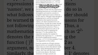 Frege's Logic [minute 7]