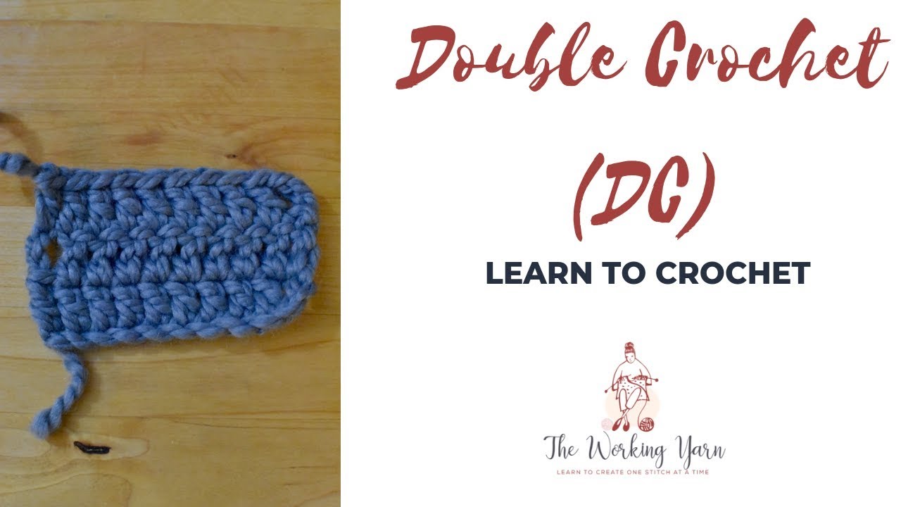 Learn to Crochet How to Make a Double Crochet YouTube