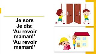 Je me lève SONG - Daily routine in French