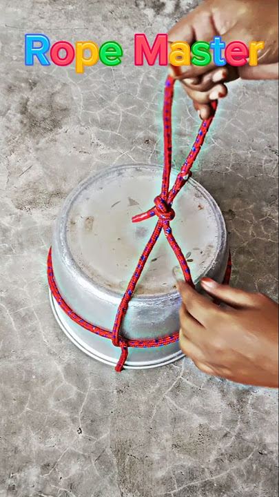 Amazing magic rope knots skills #rope #ropemaster #knottutorial #shorts #short