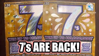 7’s ARE BACK! CA Scratchers