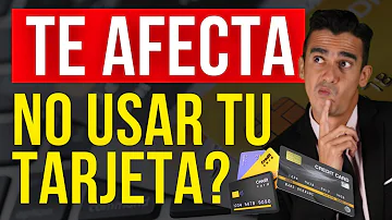 ¿No utilizar una tarjeta de crédito perjudica su puntuación crediticia?