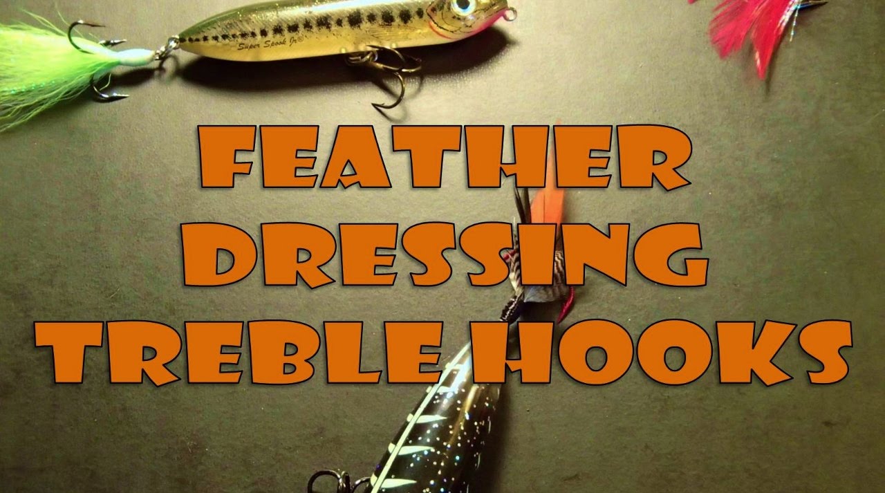 Feather Dressing Treble Hooks 