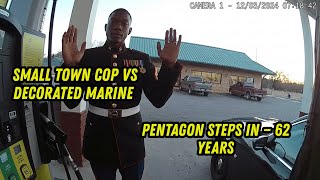 Officer Arrested Black Marine In Uniform At Gas Station — Pentagon Steps In, 62 Years Prison